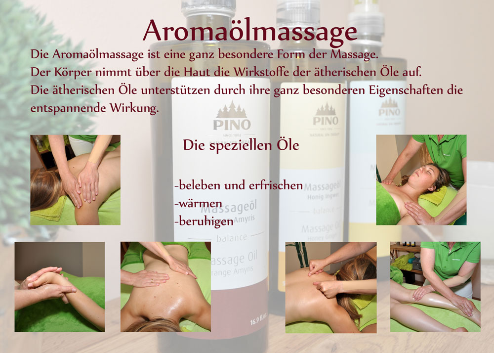 Aromaölmassage Physiotherapeutikum Vollet Angebot Neuendettelsau