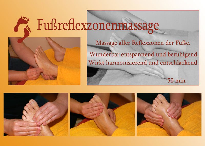 Fussreflexzonenmassage Physiotherapeutikum Vollet Angebot