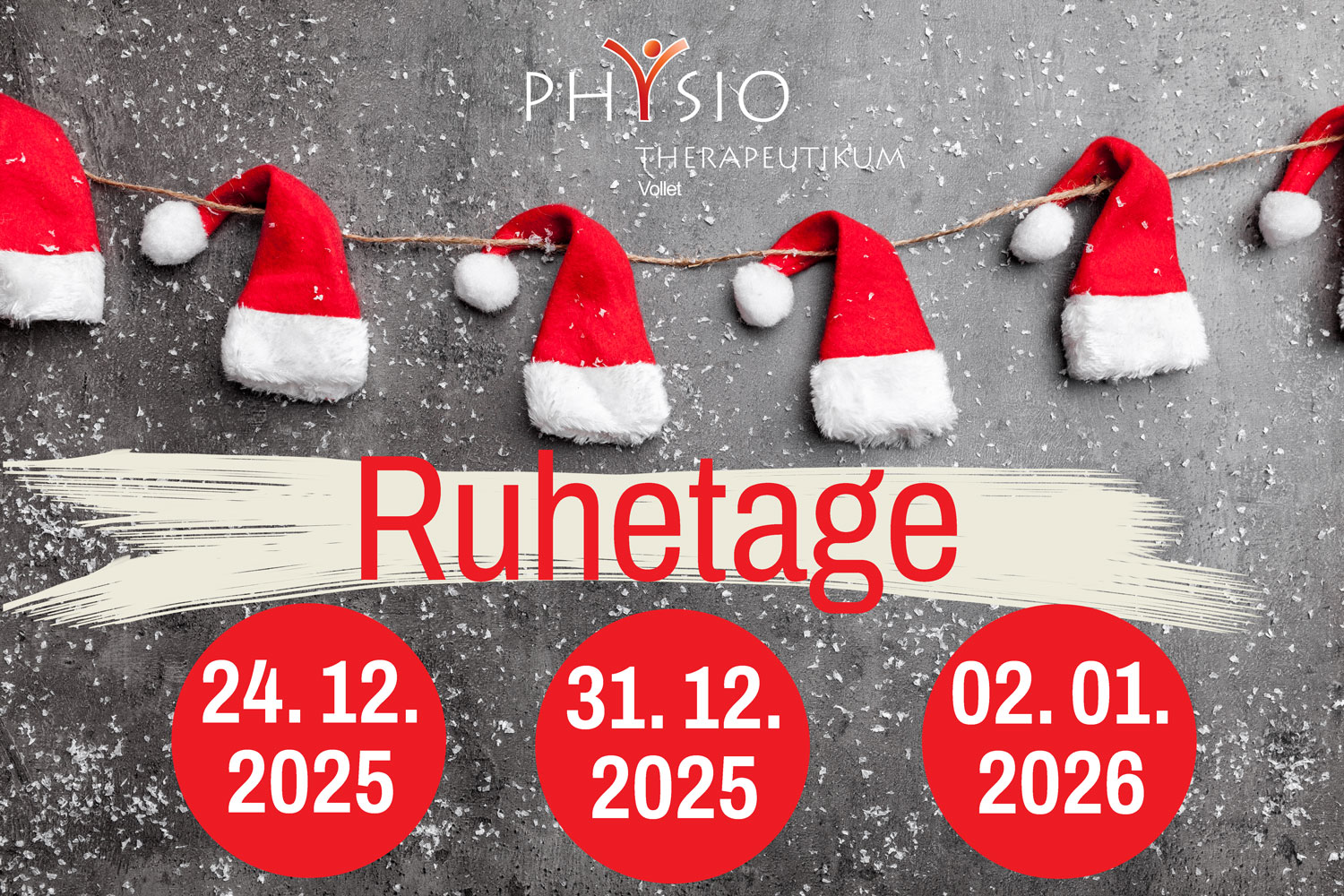 Ruhetage Weihnachten Neujahr 2025/26